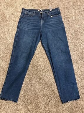 Signature by Levi Strauss Indigo Ankle Crop Jeans